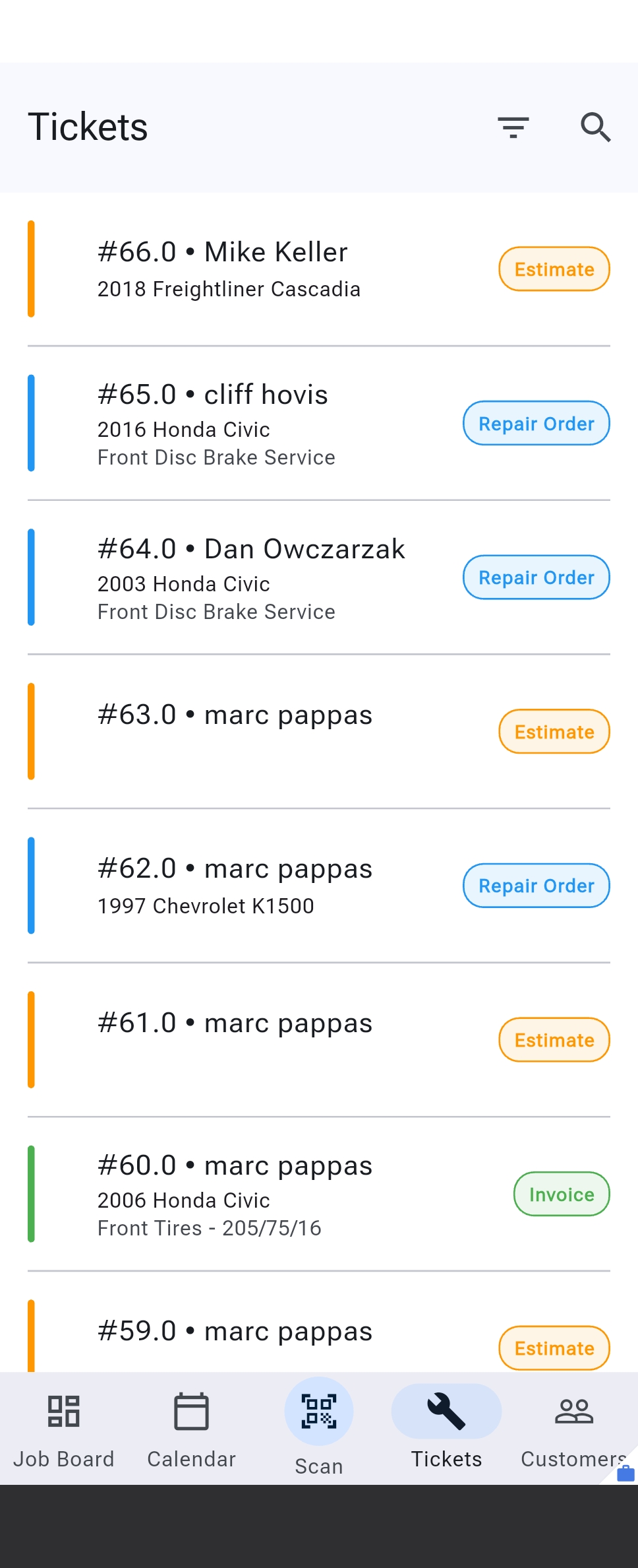 Work Orders